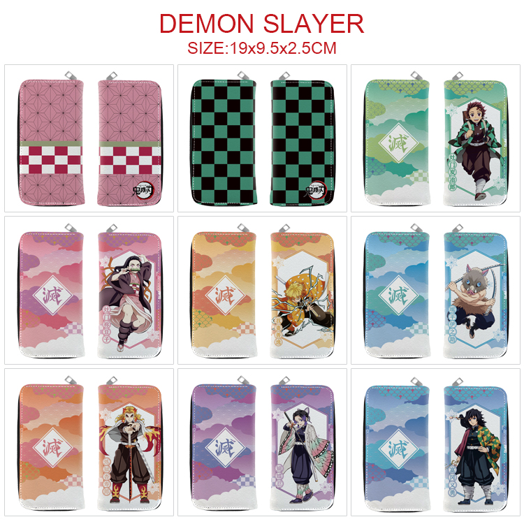 demon slayer kimets anime wallet 19*9.9*2.5cm