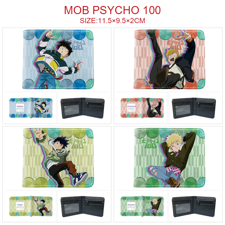 Mob Psycho 100 anime wallet 11.5*9.5*2cm