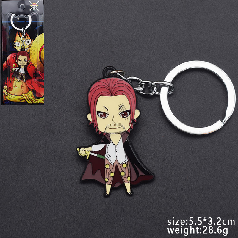 One piece anime keychain