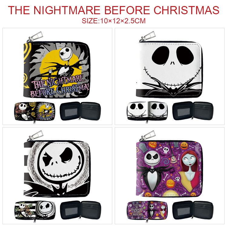 The Nightmare Before Christmas anime wallet 10*12*2.5cm