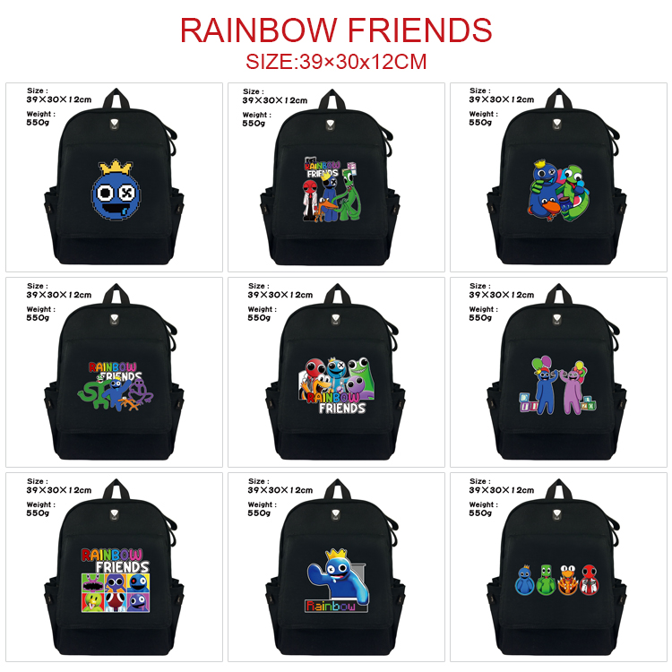 rainbow friends anime Backpack bag 39*30*12cm