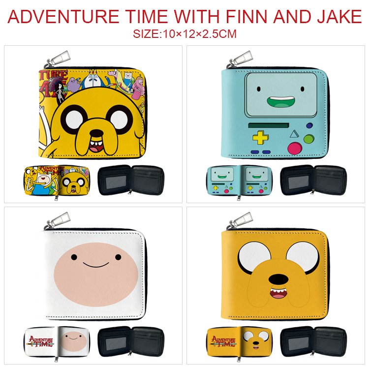 Adventure Time anime wallet 10*12*2.5cm