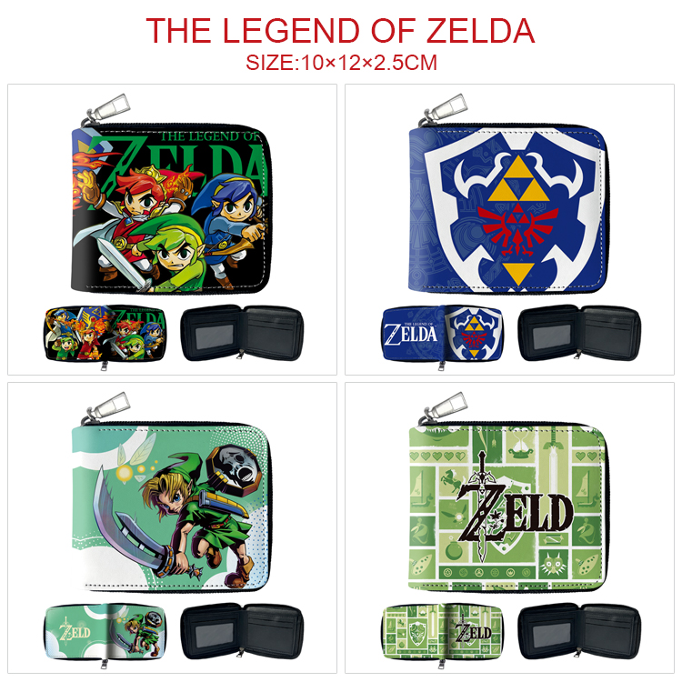 The Legend of Zelda anime wallet 10*12*2.5cm