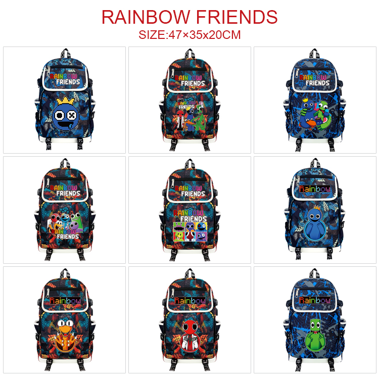 rainbow friends anime Backpack bag