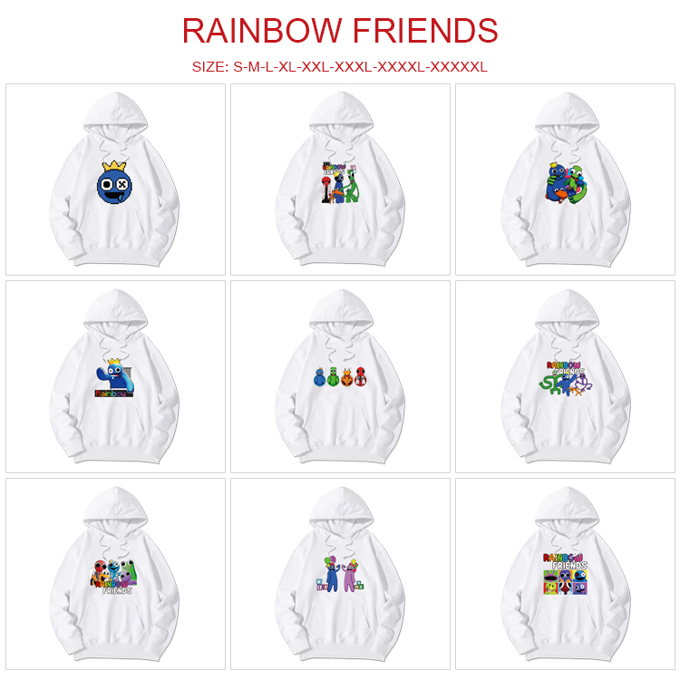 rainbow friends anime hoodie