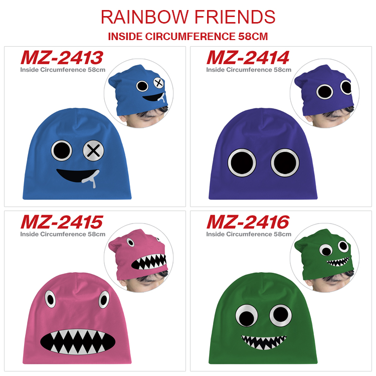 rainbow friends anime hat