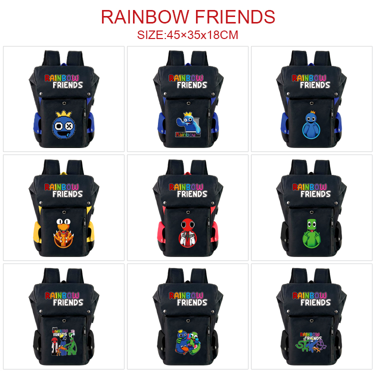 rainbow friends anime Backpack bag