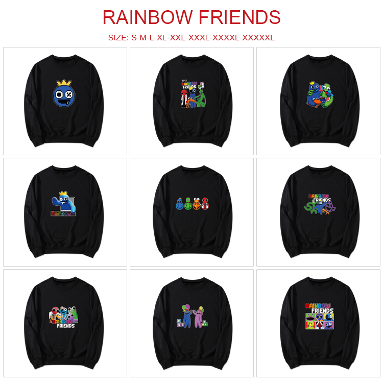 rainbow friends anime hoodie