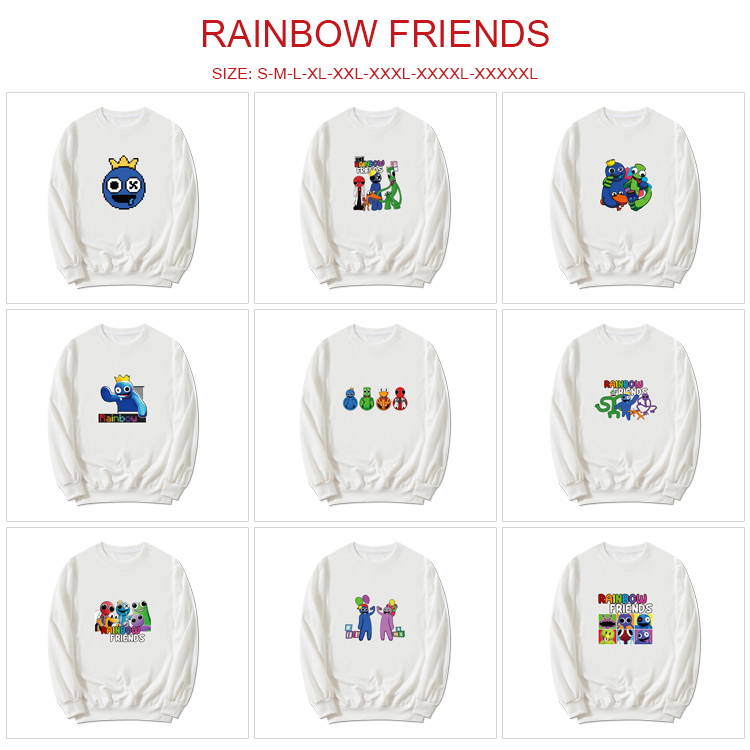 rainbow friends anime hoodie