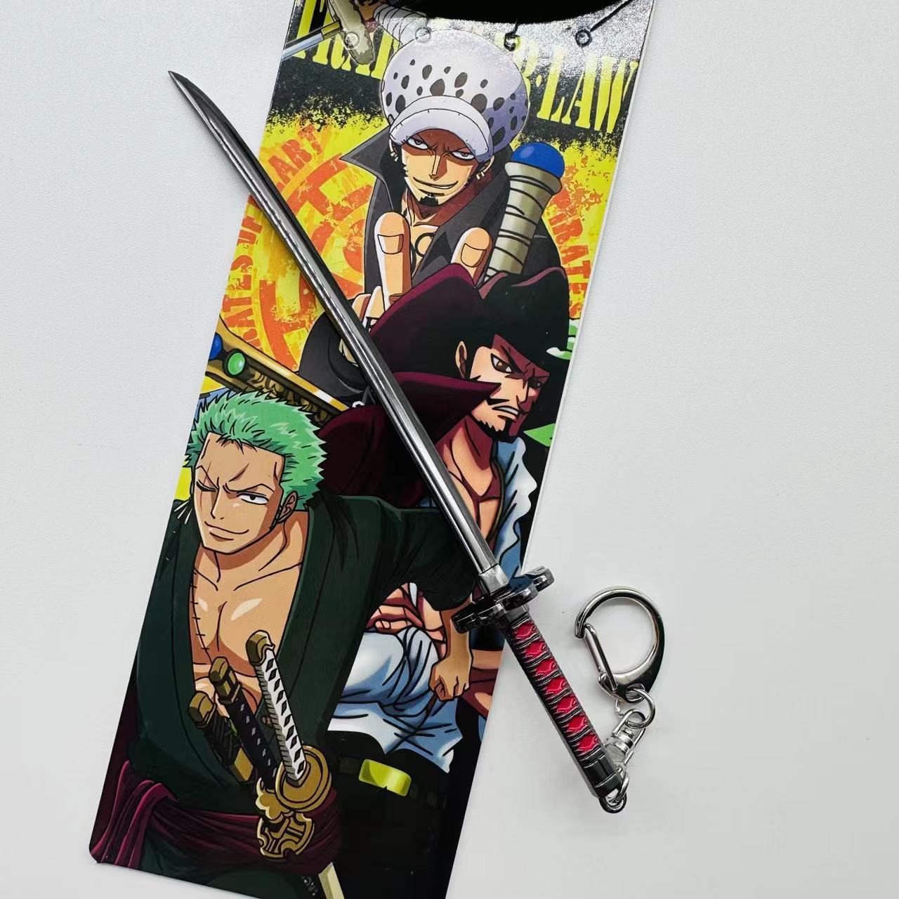 One piece anime keychain