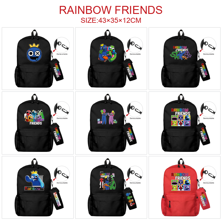 rainbow friends anime Backpack bag