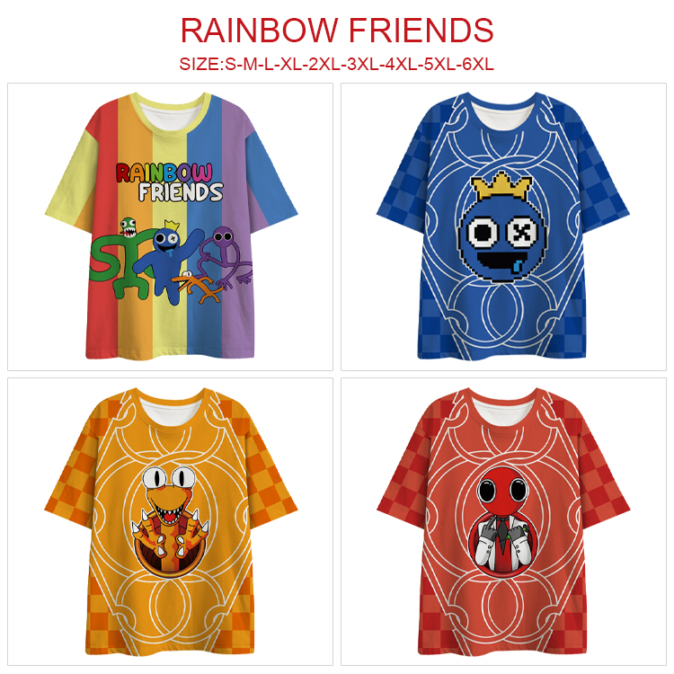 rainbow friends anime T-shirt