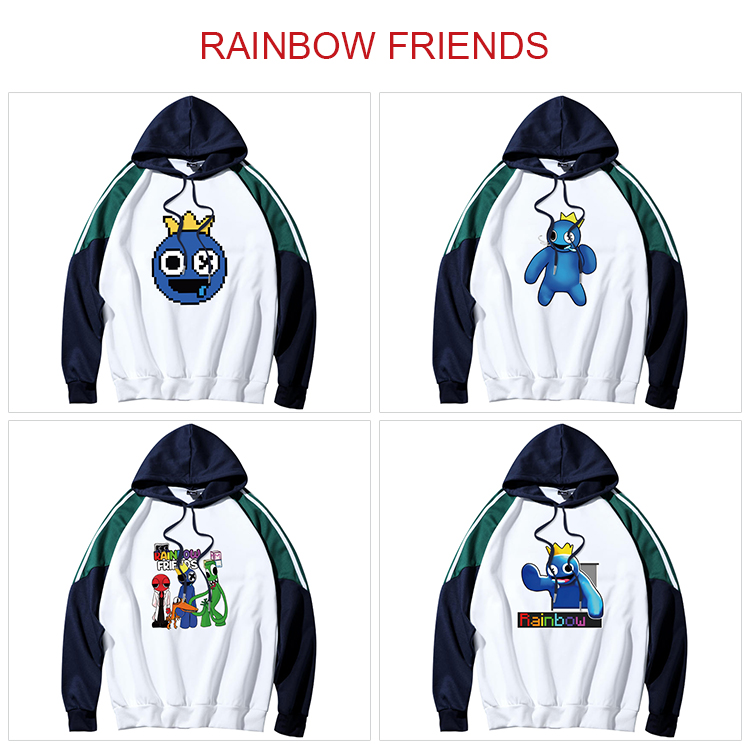 rainbow friends anime hoodie