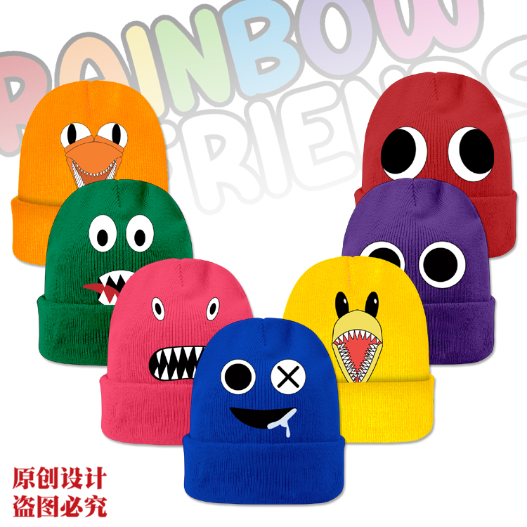 rainbow friends anime hat