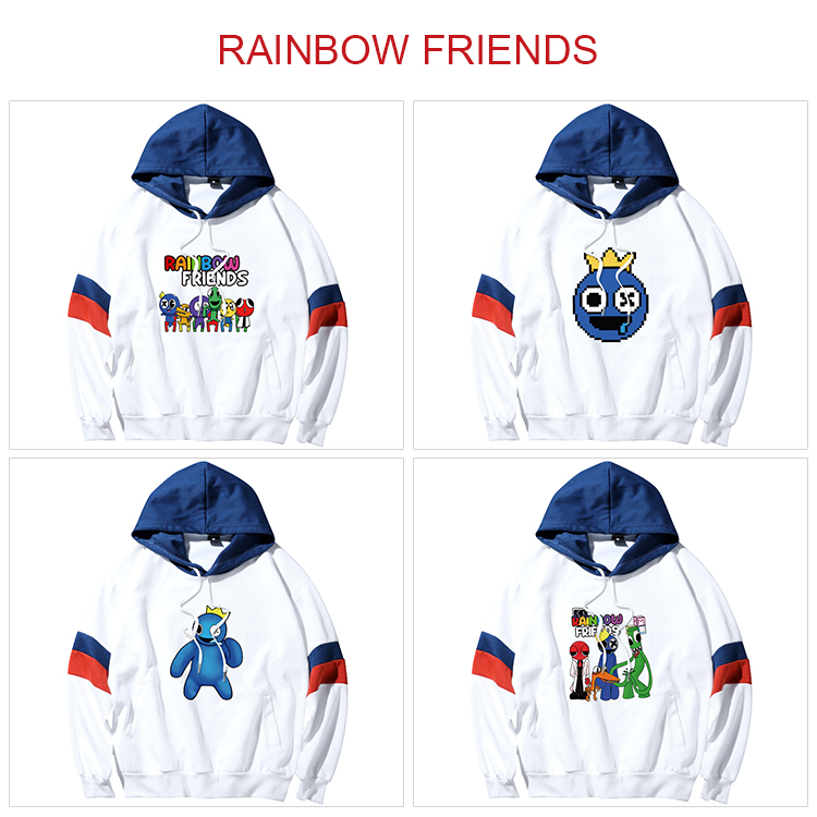 rainbow friends anime hoodie