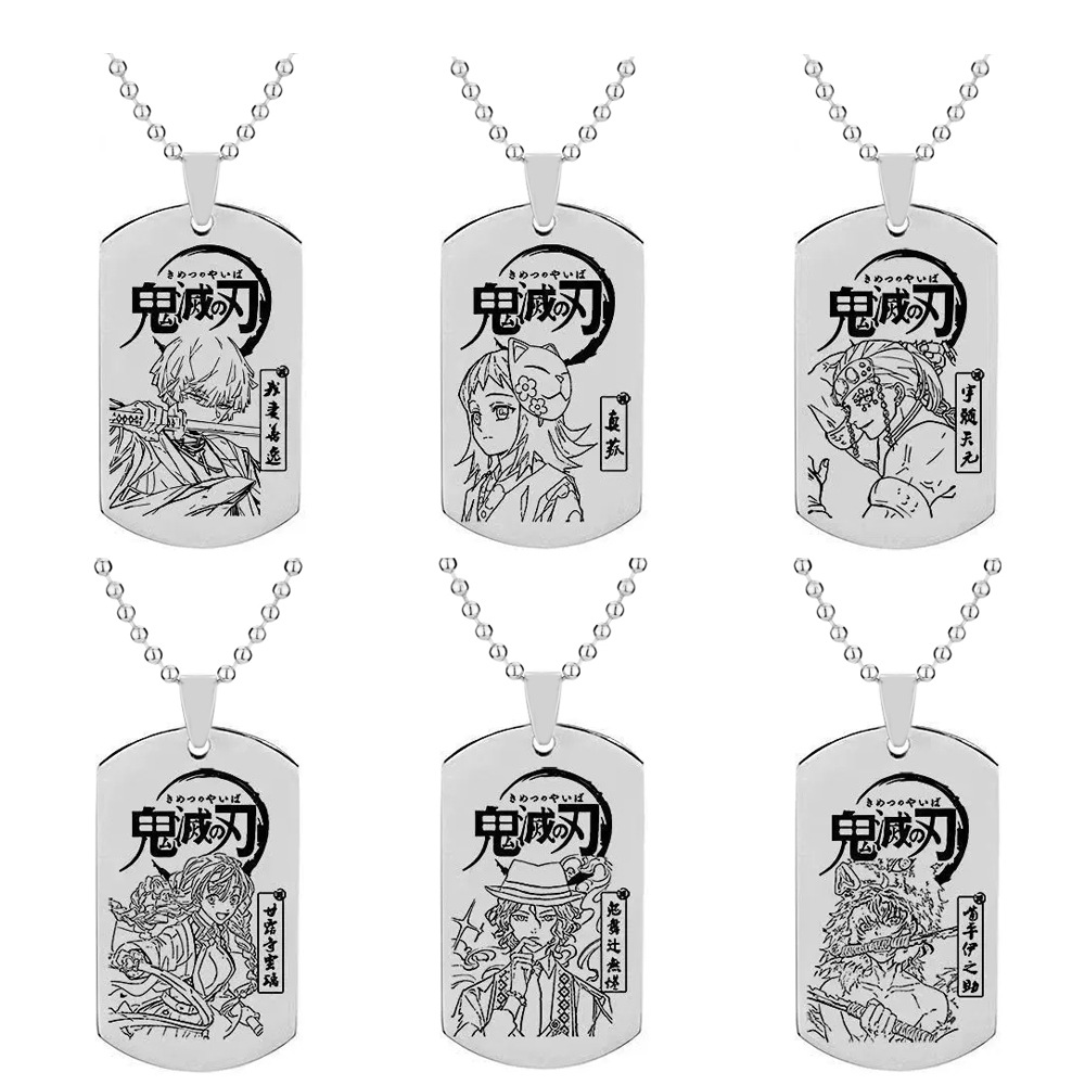 demon slayer kimets anime necklace