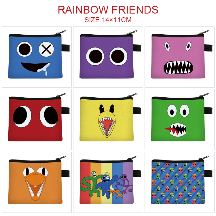 rainbow friends anime wallet