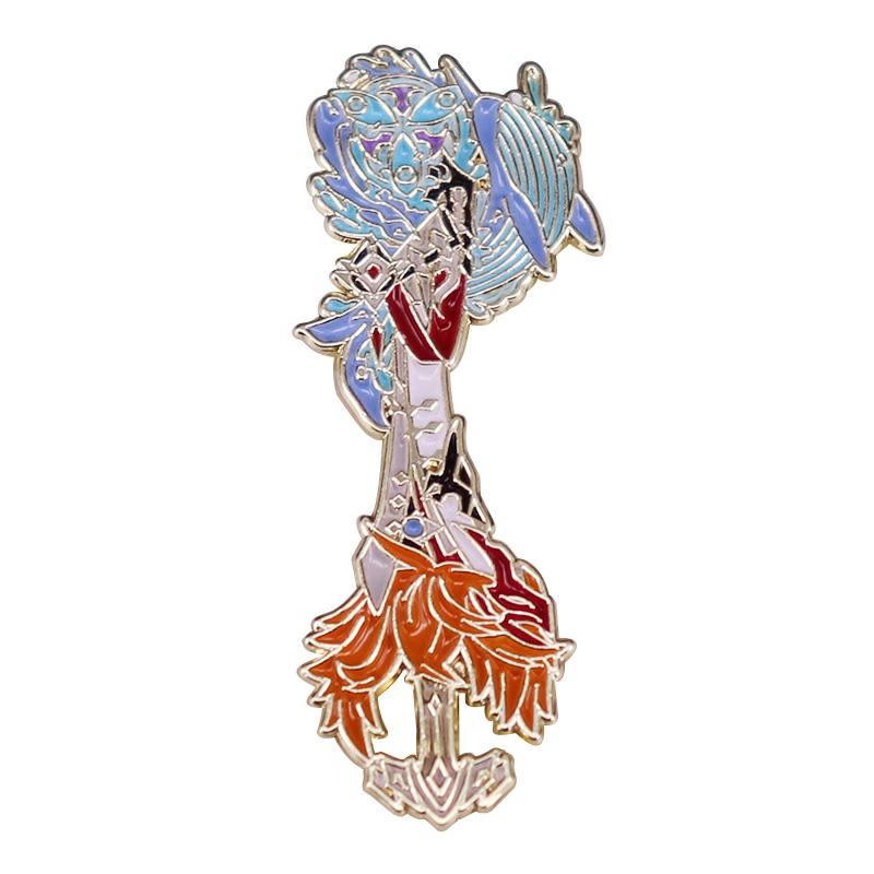 Genshin Impact anime Brooch