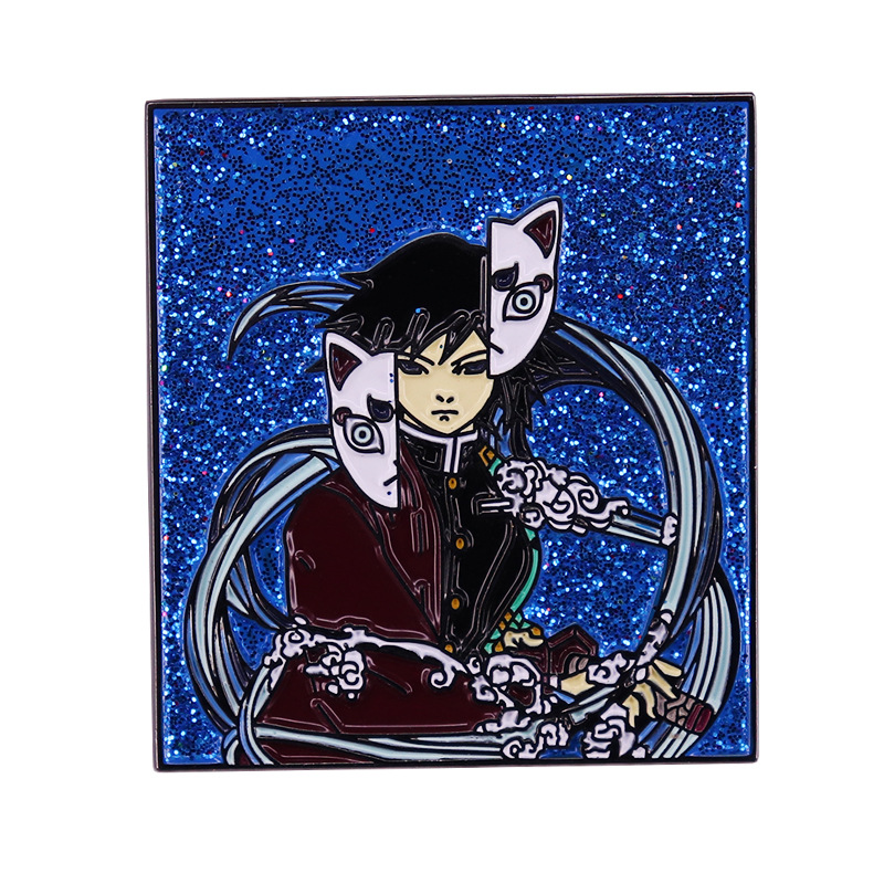 demon slayer kimets anime Brooch