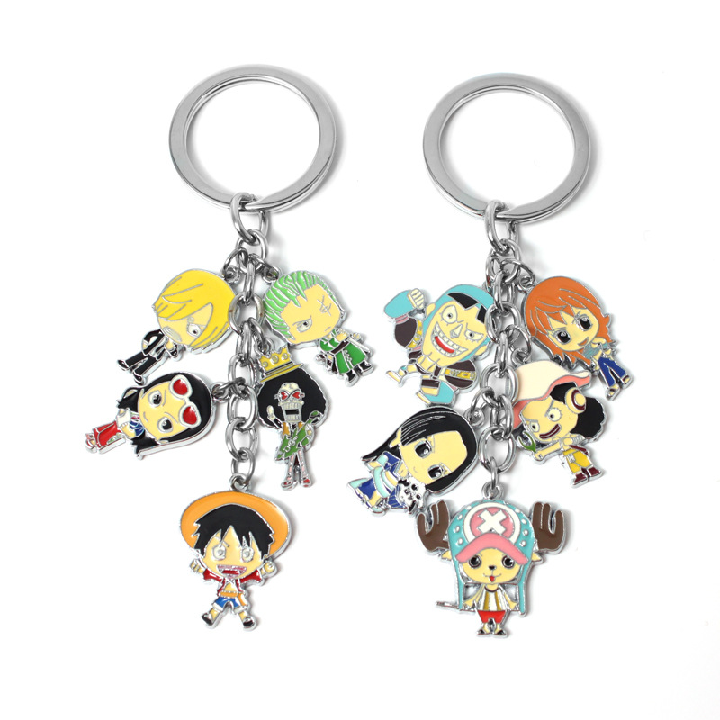 One piece anime keychain