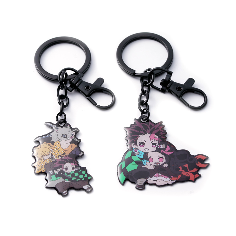 demon slayer kimets anime keychain