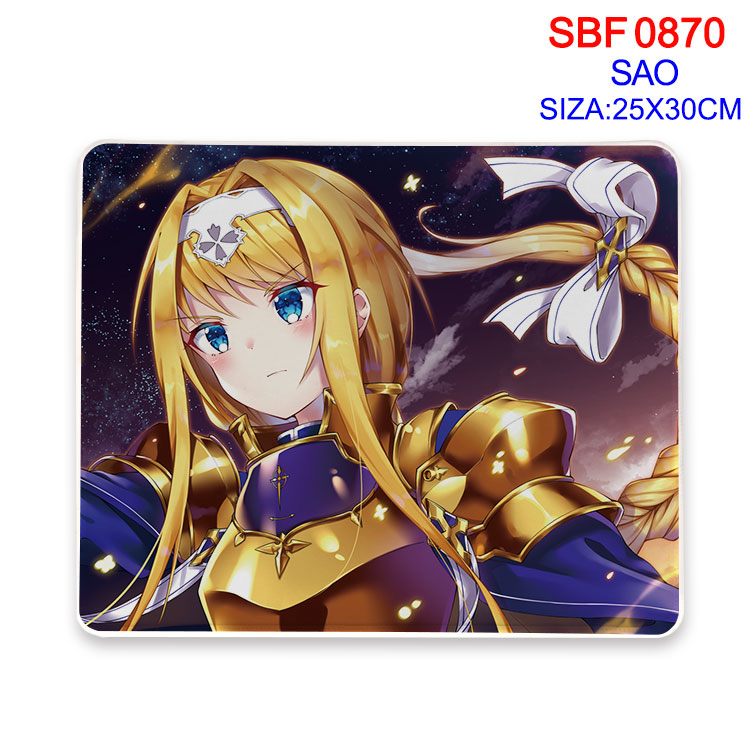 sword art online  anime Mouse pad 60*30cm
