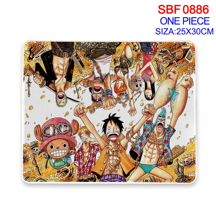 One piece anime Mouse pad 25*30cm