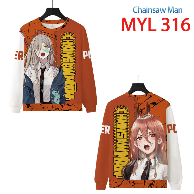 chainsaw man anime hoodie