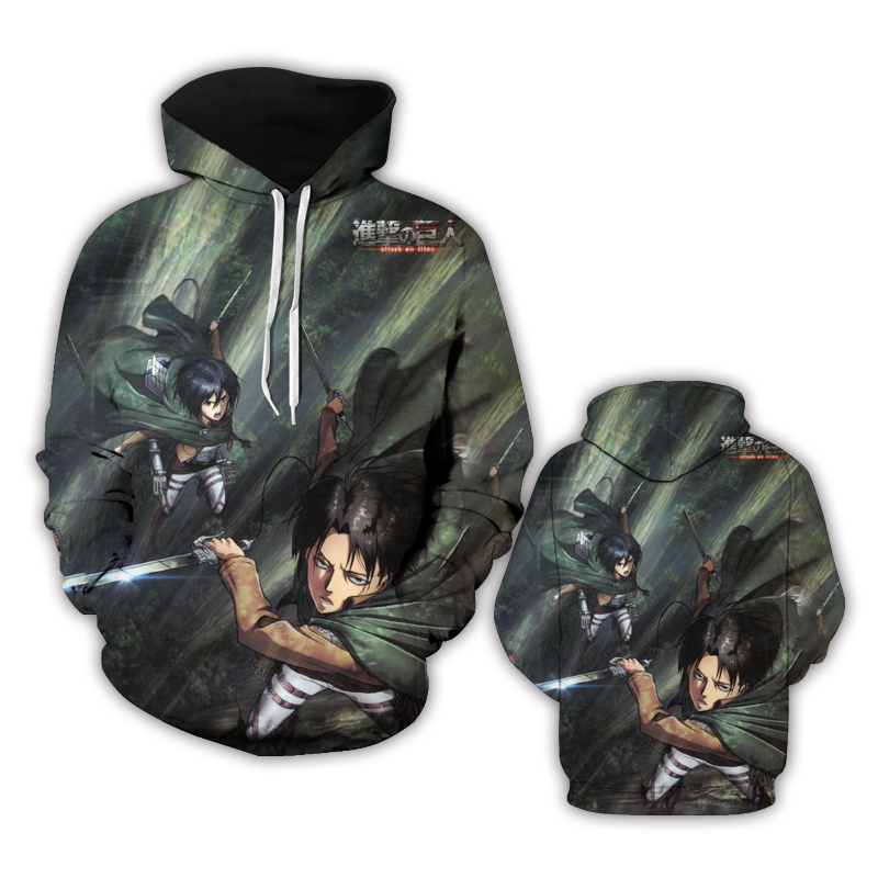 Attack On Titan anime hoodie