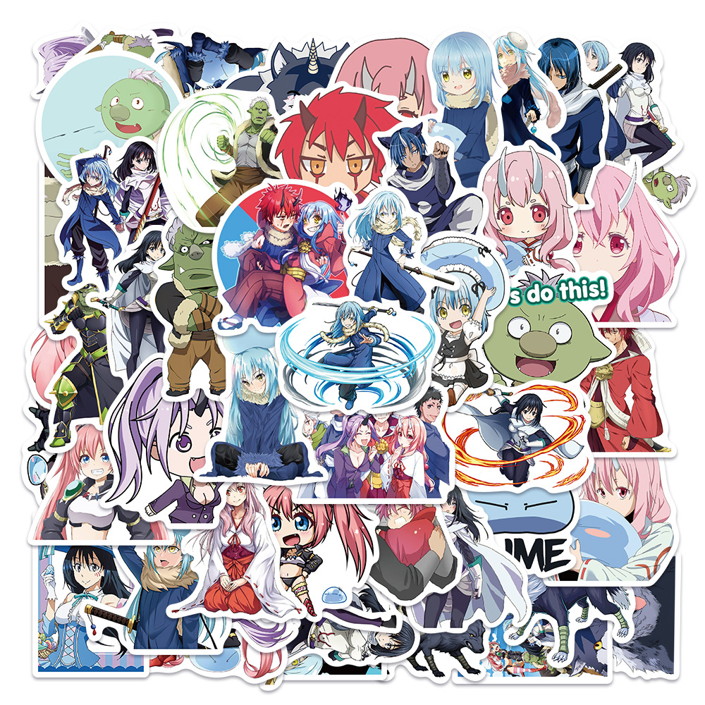 That Time I Got Reincarnated as a Slime anime waterproof stickers (50pcs a set)