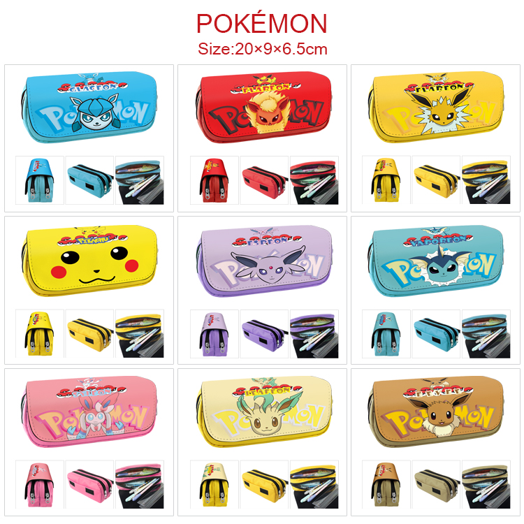 Pokemon anime pencil bag 20*9*6.5cm