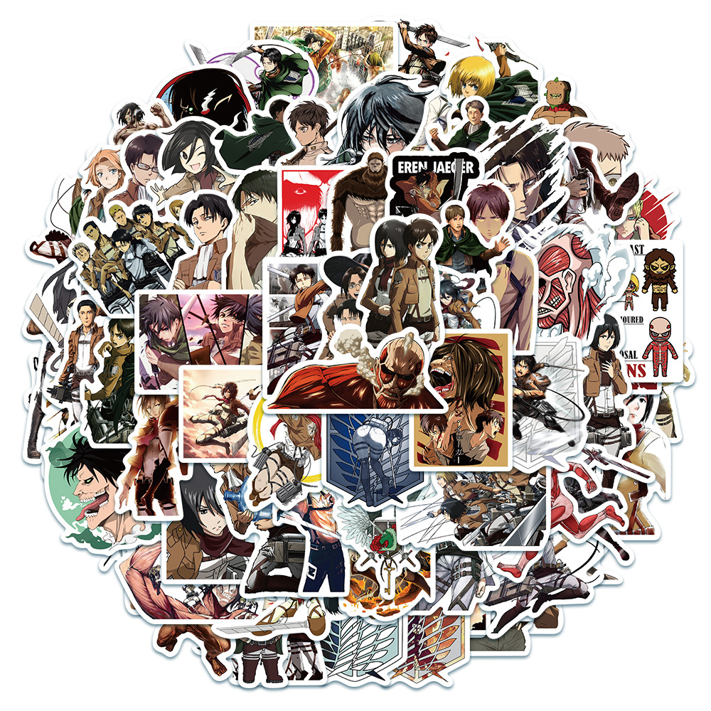 Attack On Titan anime waterproof stickers (100pcs a set)