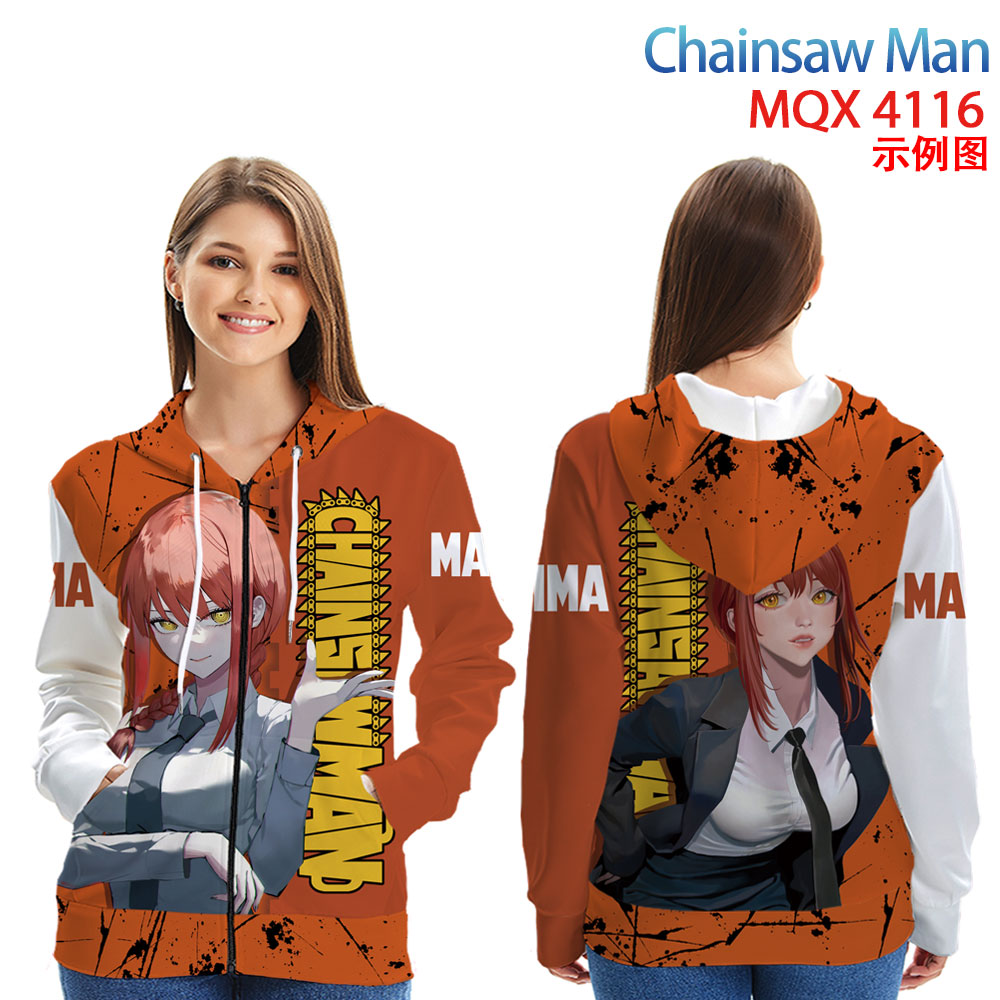 chainsaw man anime hoodie