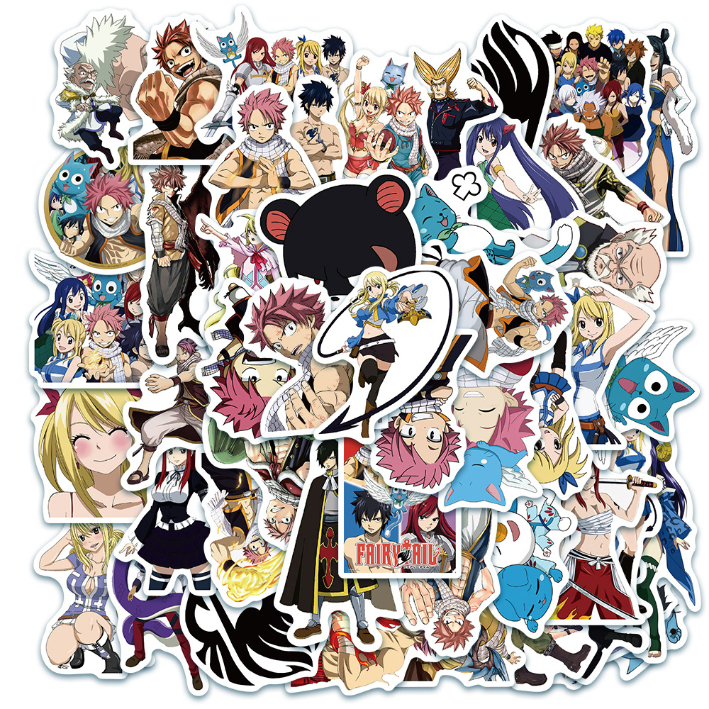 Fairy Tail anime waterproof stickers (50pcs a set)