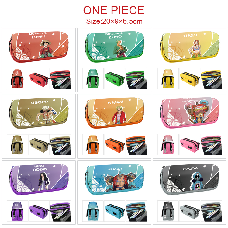 One piece anime pencil bag 20*9*6.5cm