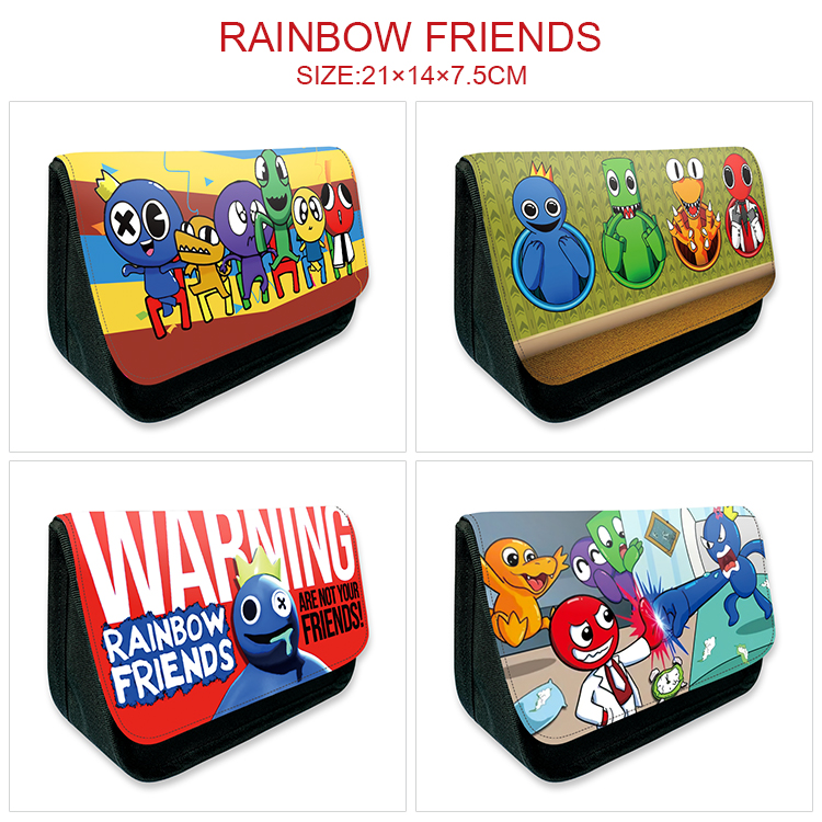 rainbow friends anime pencil bag 21*14*7.5cm