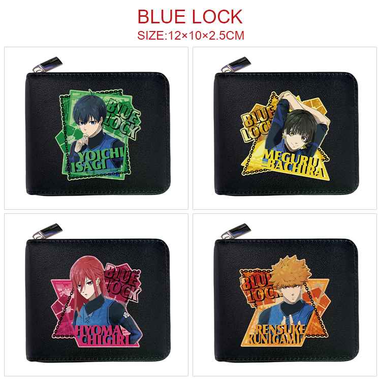 Blue Lock anime wallet 12*10*2.5cm