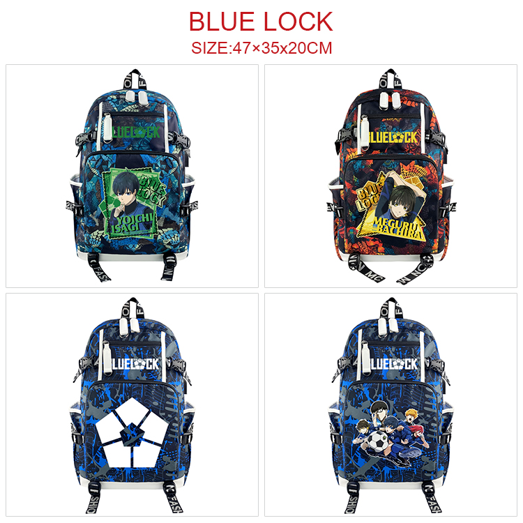 Blue Lock anime Backpack bag 47*35*20cm