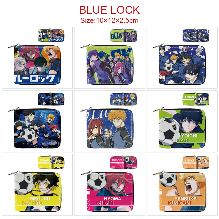 Blue Lock anime wallet 10*12*2.5cm