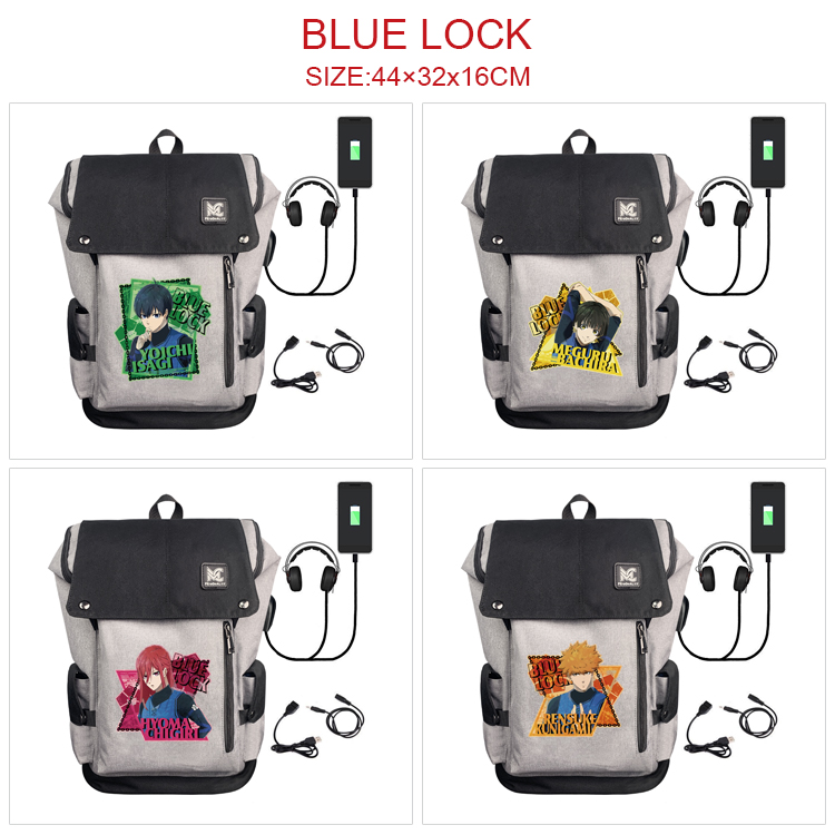 Blue Lock anime Backpack bag 44*32*16cm