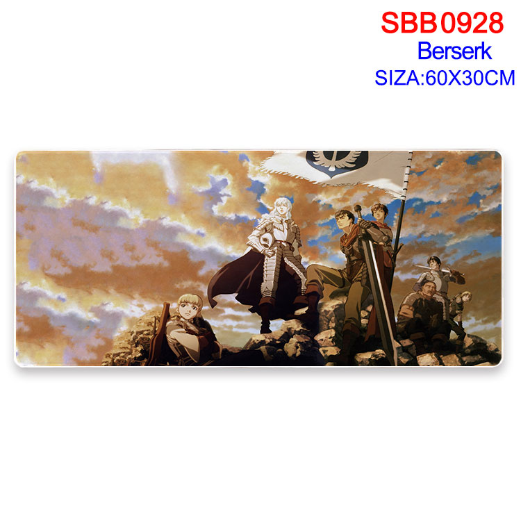 Berserk anime Mouse pad 60*30cm