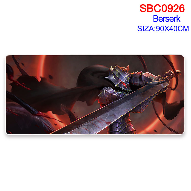 Berserk anime Mouse pad 90*40cm