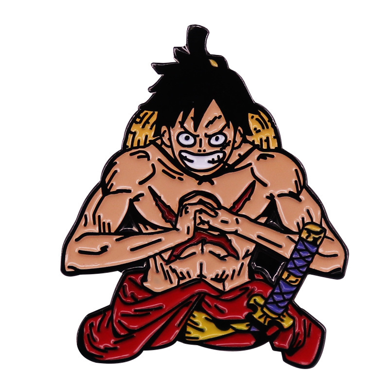 One piece anime pin