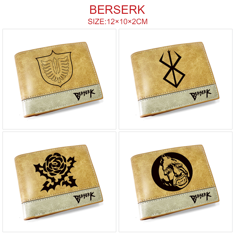 Berserk anime wallet 12*10*2cm