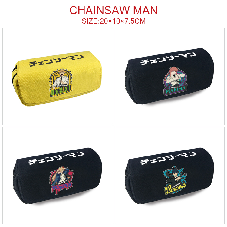 chainsaw man anime pencil bag 20*10*7.5cm