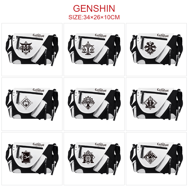 Genshin Impact anime bag 34*26*10cm