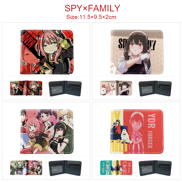 SPY×FAMILY anime wallet 11.5*9.5*2cm