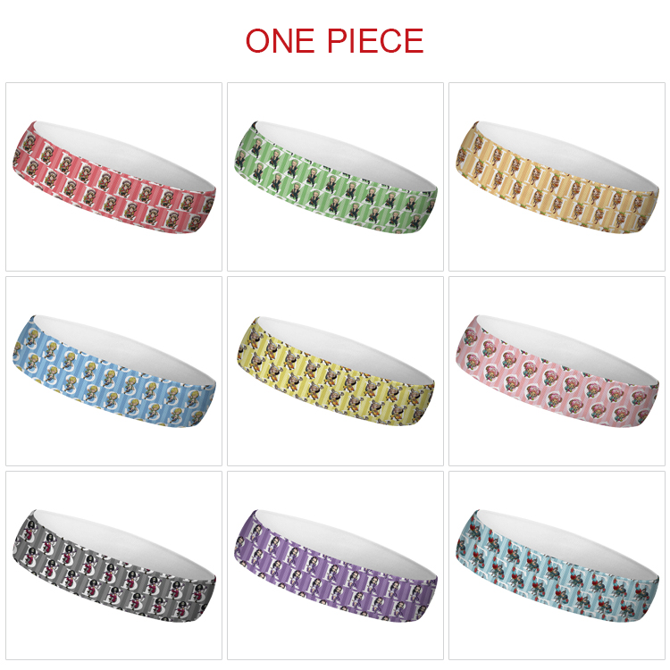 One piece anime sweatband