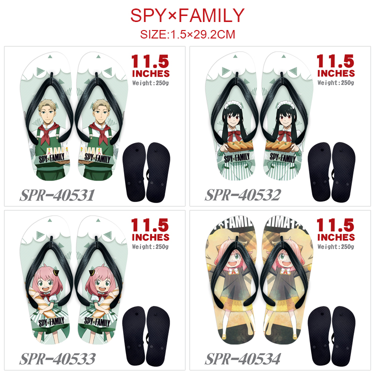 SPY×FAMILY anime flip flops shoes slippers a pair