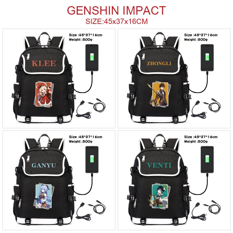 Genshin Impact anime bag